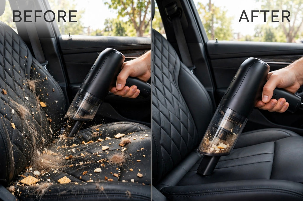 PowerClean Pro - 12000PA Portable Car Vacuum