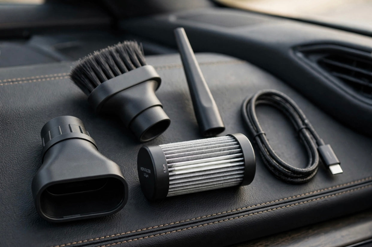 PowerClean Pro - 12000PA Portable Car Vacuum