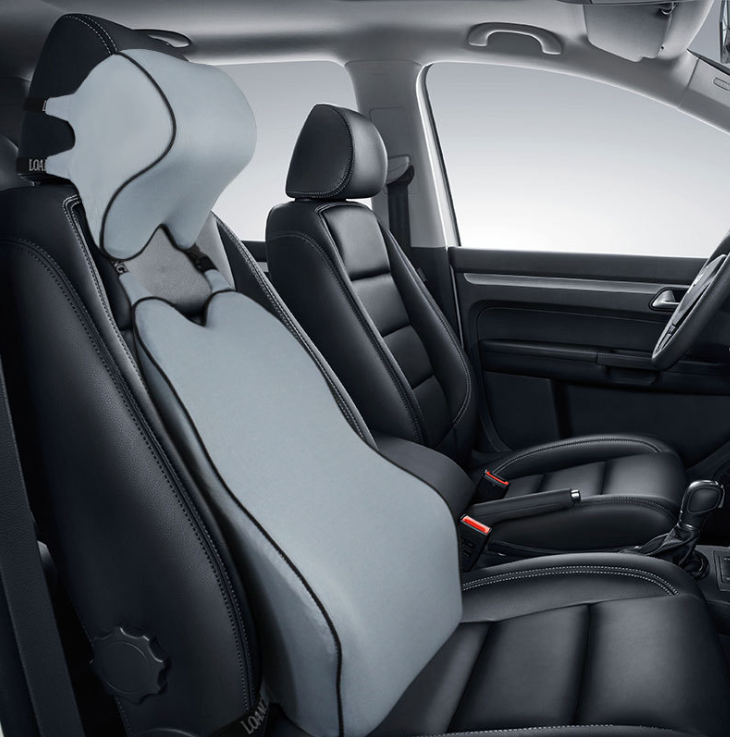 DriveComfort™ Ergonomic Car Seat Set - Neck & Lumbar Support